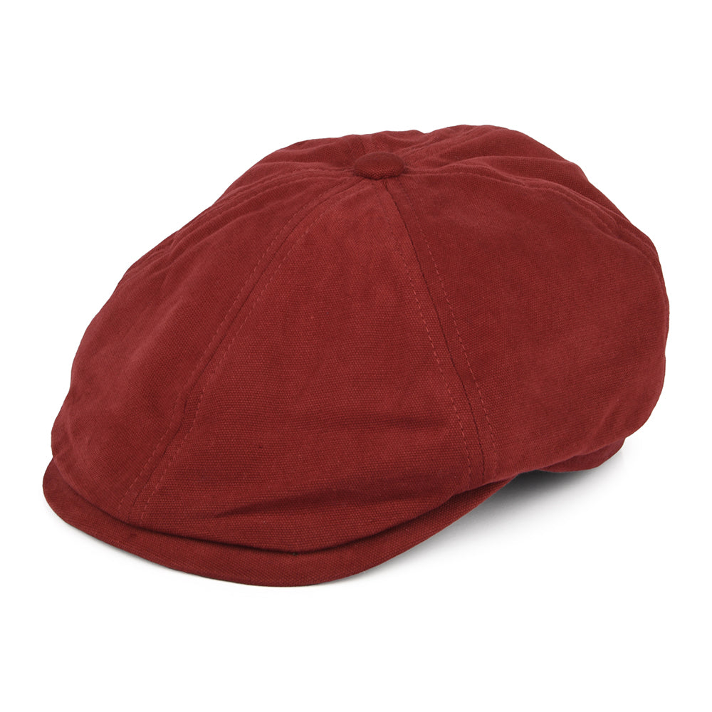 Casquette Gavroche en Toile de Coton Hudson rouge brique-khaki FAILSWORTH