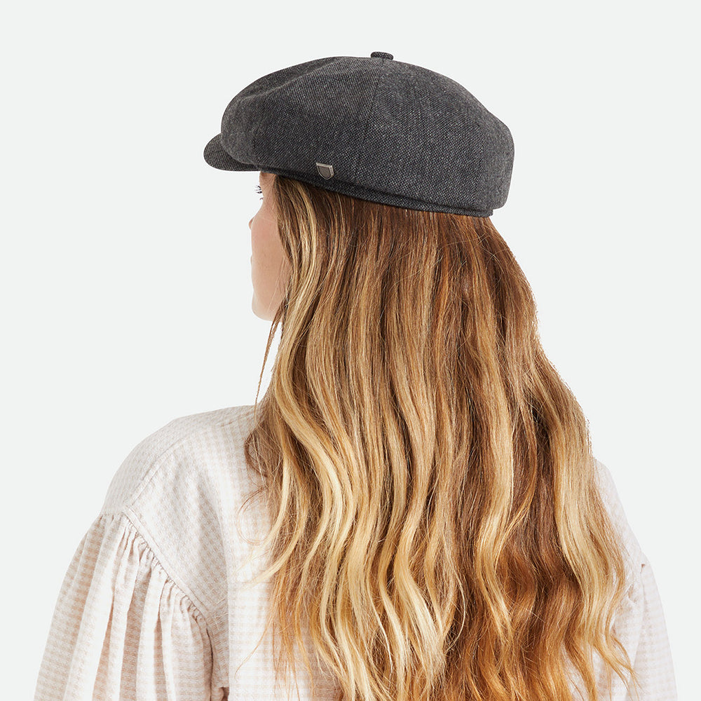 Casquette Gavroche Ample Brood noir-gris BRIXTON