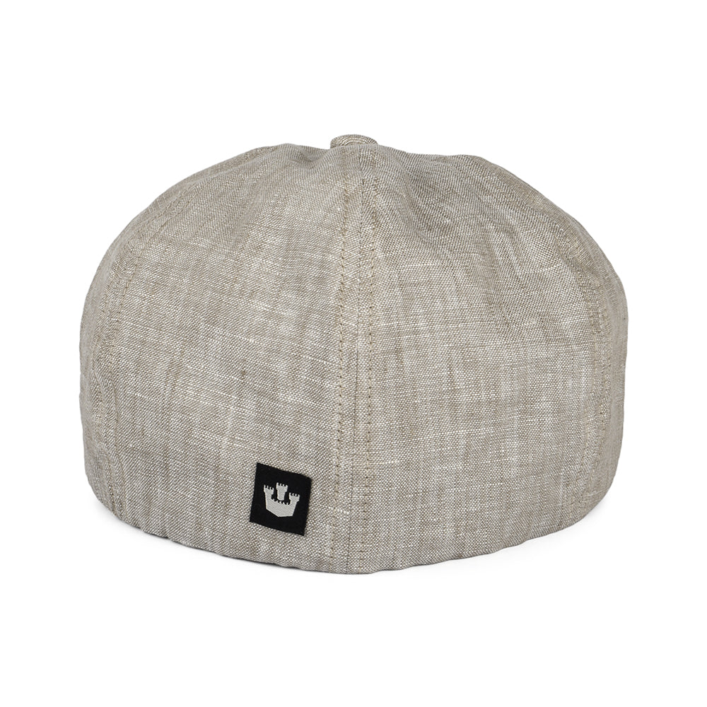 Casquette Plate en Lin Will Kimmel marron clair GOORIN