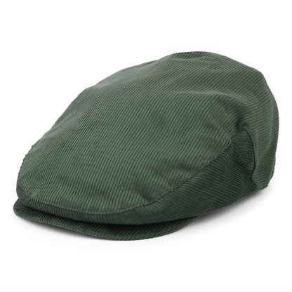 Casquette Plate en Velours Côtelé Hooligan vert sapin BRIXTON