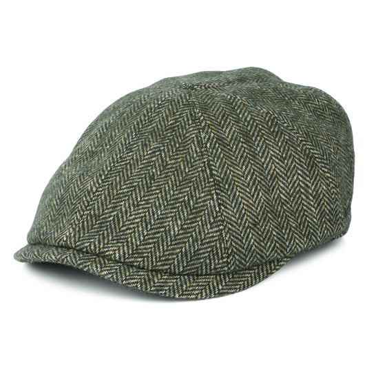 Casquette Gavroche en Laine Mélangée Arley olive-crème-marron BAILEY