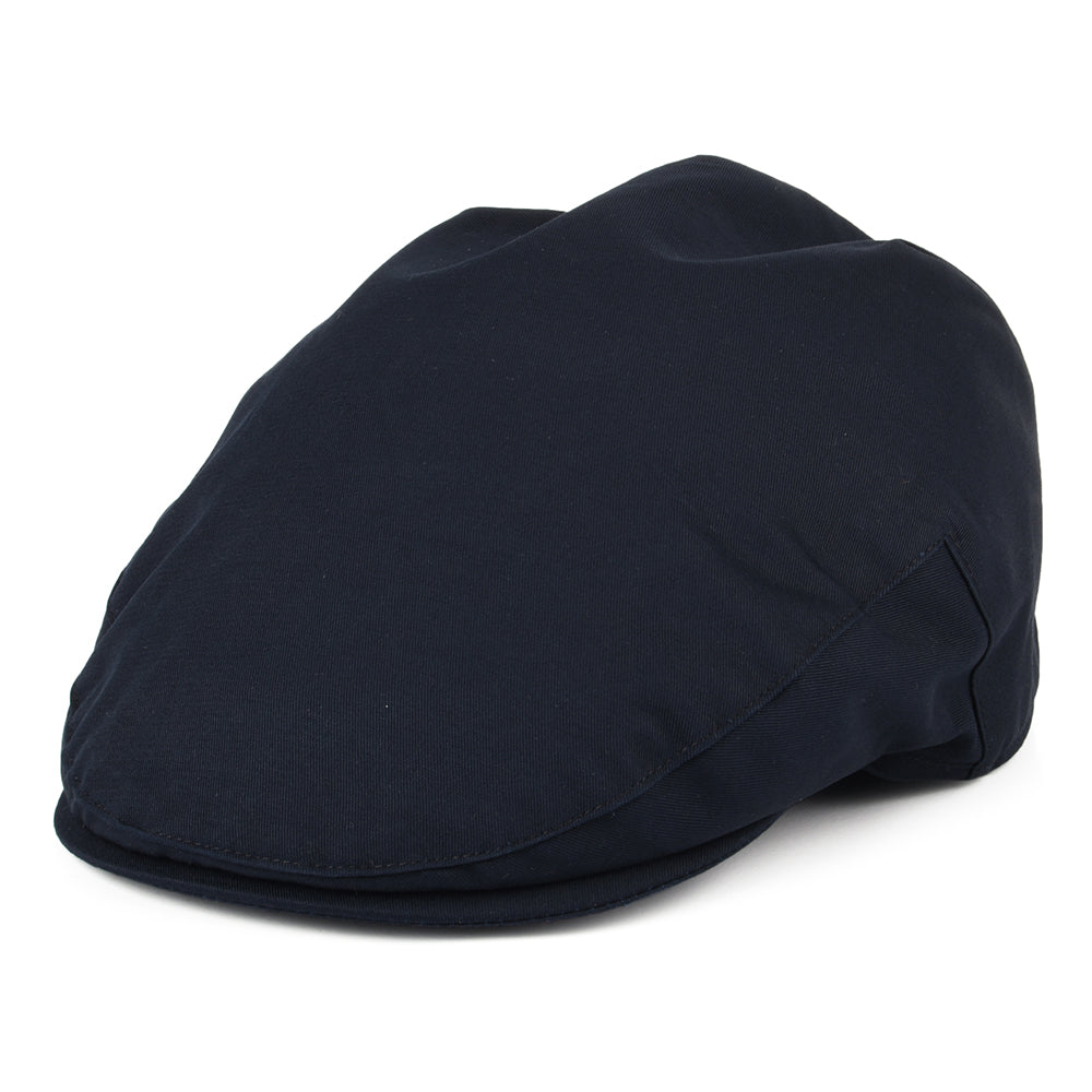 Casquette Plate Balmoral en Coton bleu marine CHRISTYS