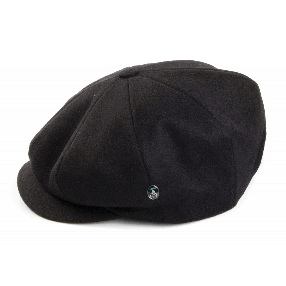 Casquette Gavroche En Laine Loden noir CITY SPORT