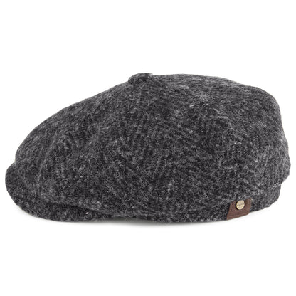 Casquette Gavroche en Laine Hatteras gris foncé STETSON