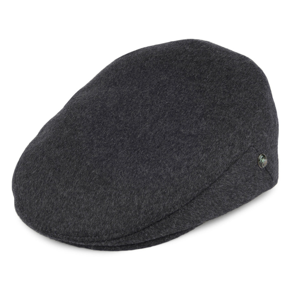 Casquette Plate en Laine Loden gris CITY SPORT
