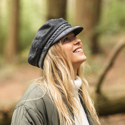 Casquette de Marin en Laine Classic gris JAXON & JAMES