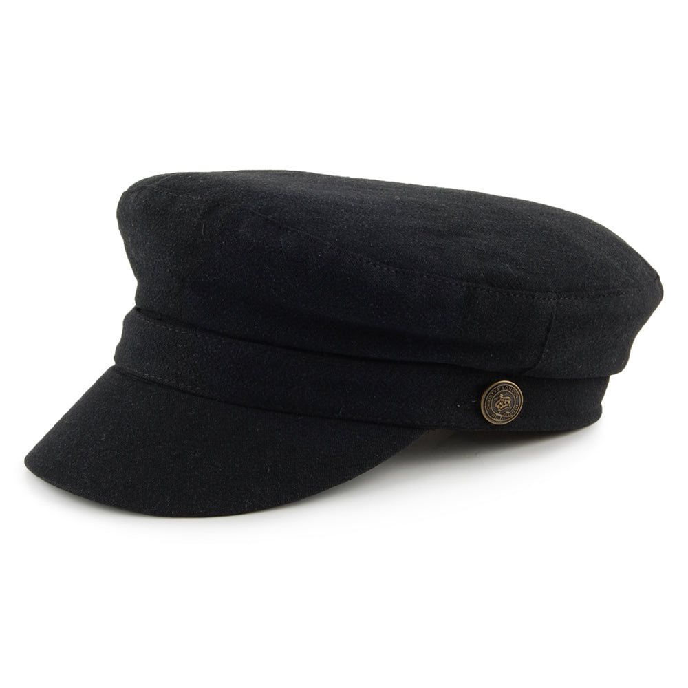 Casquette de Marin en Lin Épais Paddington noir CHRISTYS