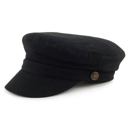 Casquette de Marin en Lin Épais Paddington noir CHRISTYS