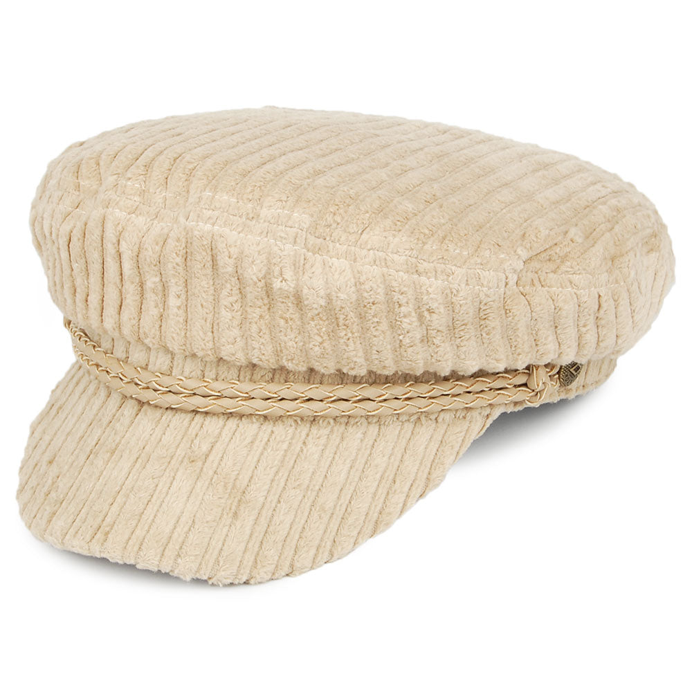 Casquette de Marin en Peluche Ashland beige sable BRIXTON