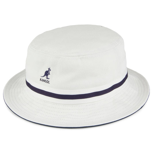Chapeau Bob Stripe Lahinch blanc KANGOL