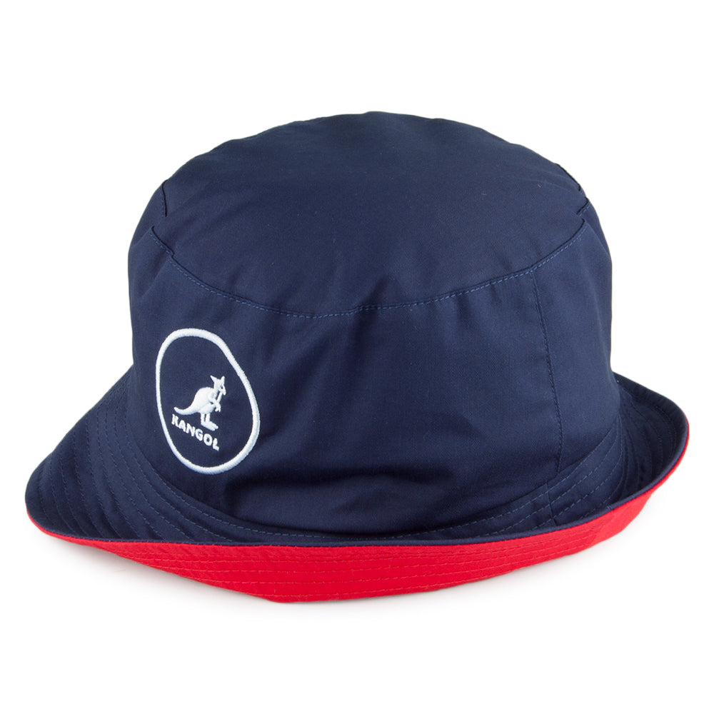 Chapeau Bob en Coton Hydrofuge bleu marine KANGOL