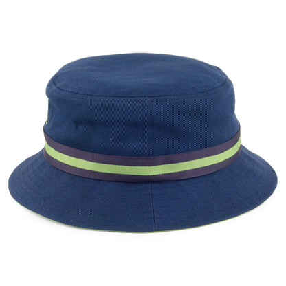 Chapeau Bob Stripe Lahinch bleu marine KANGOL