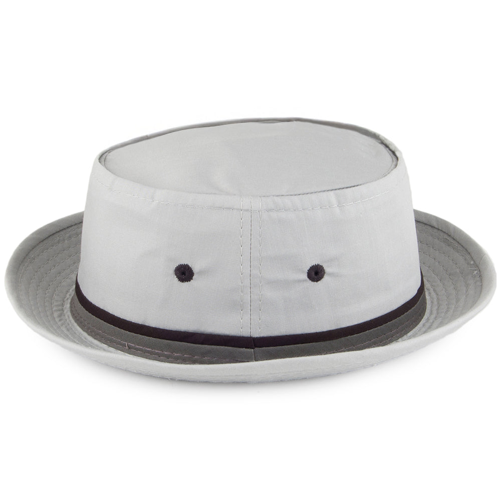 Chapeau Bob Pliable gris clair DORFMAN-PACIFIC