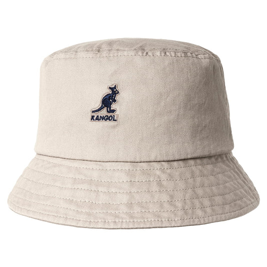 Chapeau Bob en Coton Délavé khaki KANGOL