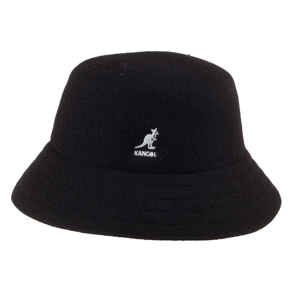 Chapeau Bob en Laine Lahinch noir KANGOL
