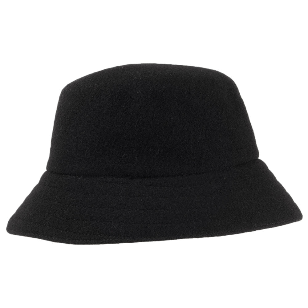 Chapeau Bob en Laine Lahinch noir KANGOL