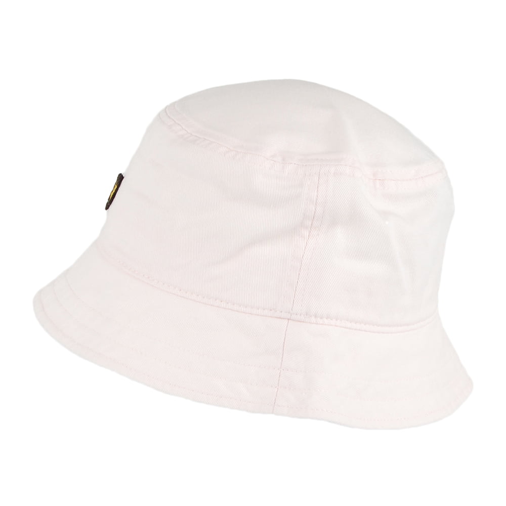 Chapeau Bob en Coton Sergé rose clair LYLE & SCOTT