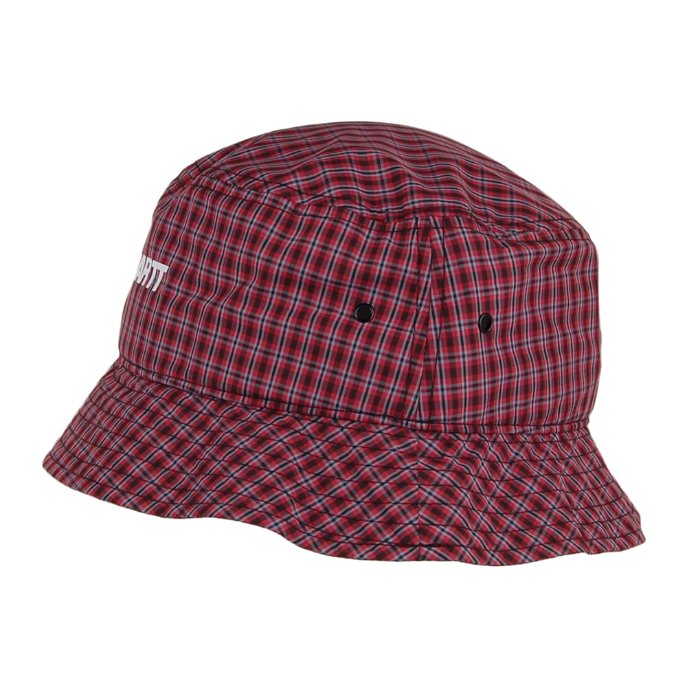 Chapeau Bob Alistair noir-rouge CARHARTT WIP