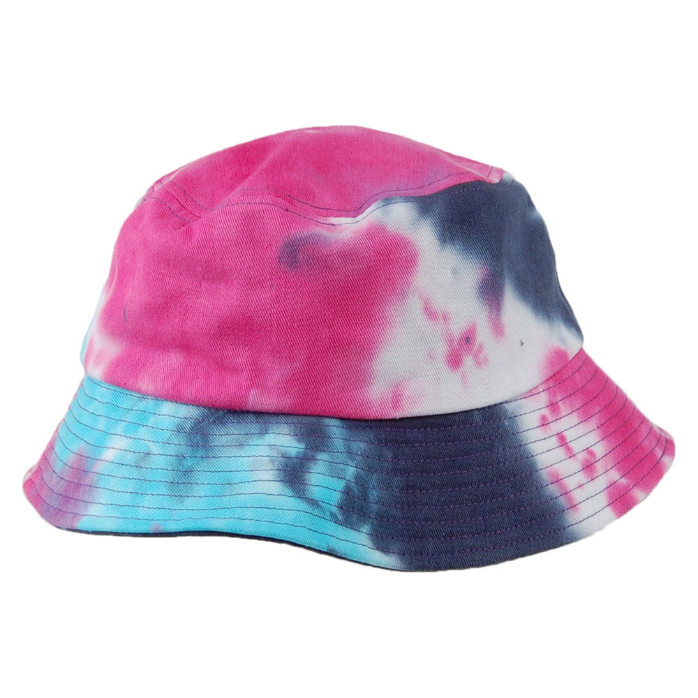 Chapeau Bob Tie Dye bleu-rose KANGOL