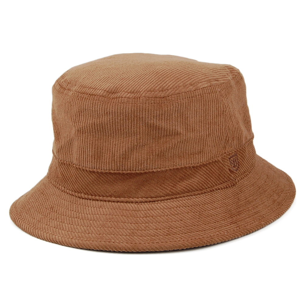 Chapeau Bob en Velours Côtelé B-Shield camel BRIXTON