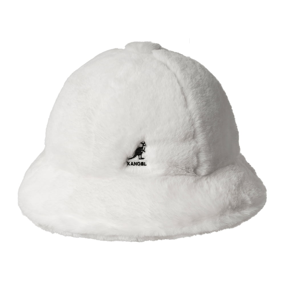 Chapeau Bob en Fausse Fourrure Casual crème KANGOL