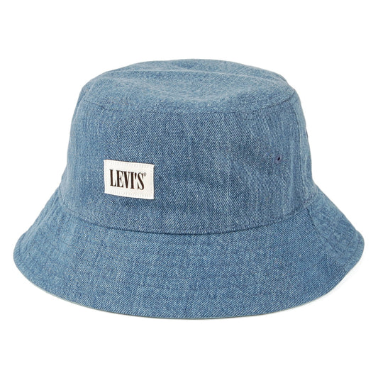Chapeau Bob Réversible Serif Patch bleu moyen LEVI'S