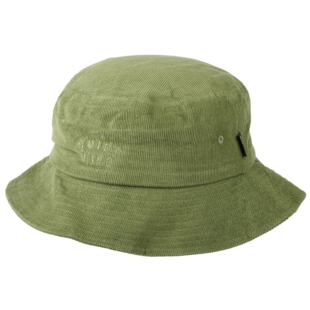 Chapeau Bob en Velours Côtelé olive THE QUIET LIFE