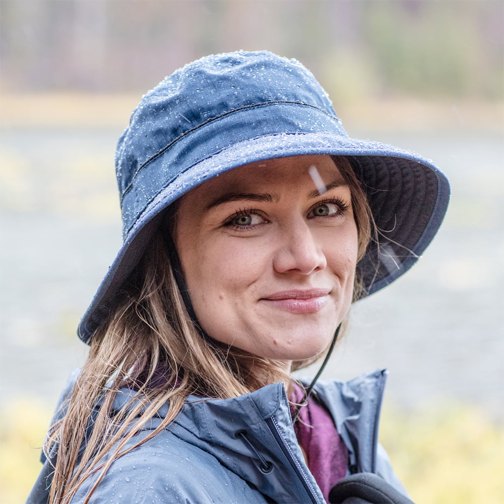 Chapeau Bob Imperméable Ultra Storm bleu fumé SUNDAY AFTERNOONS