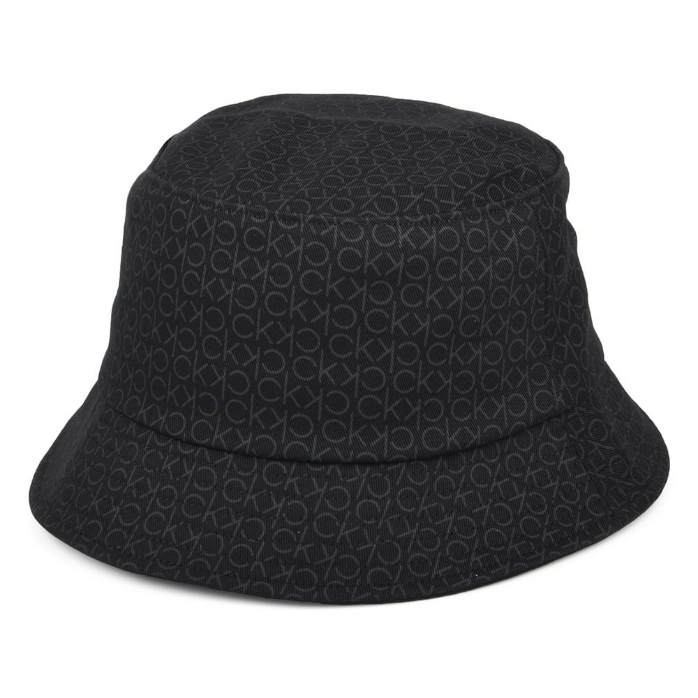 Chapeau Bob en Coton Mono Blend noir CALVIN KLEIN