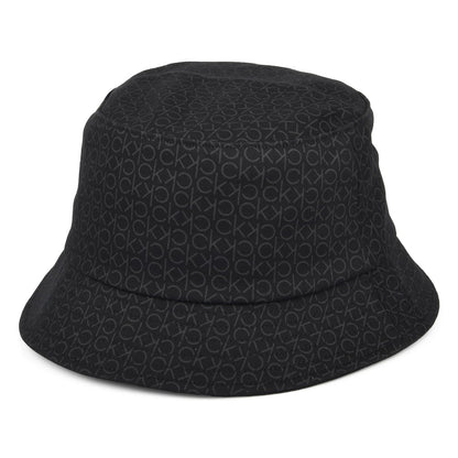 Chapeau Bob en Coton Mono Blend noir CALVIN KLEIN