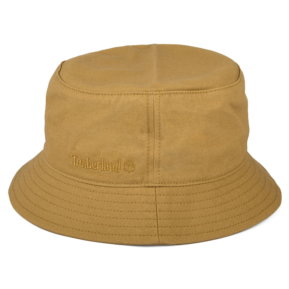 Chapeau Bob en Toile de Coton Peau de Pêche blé TIMBERLAND