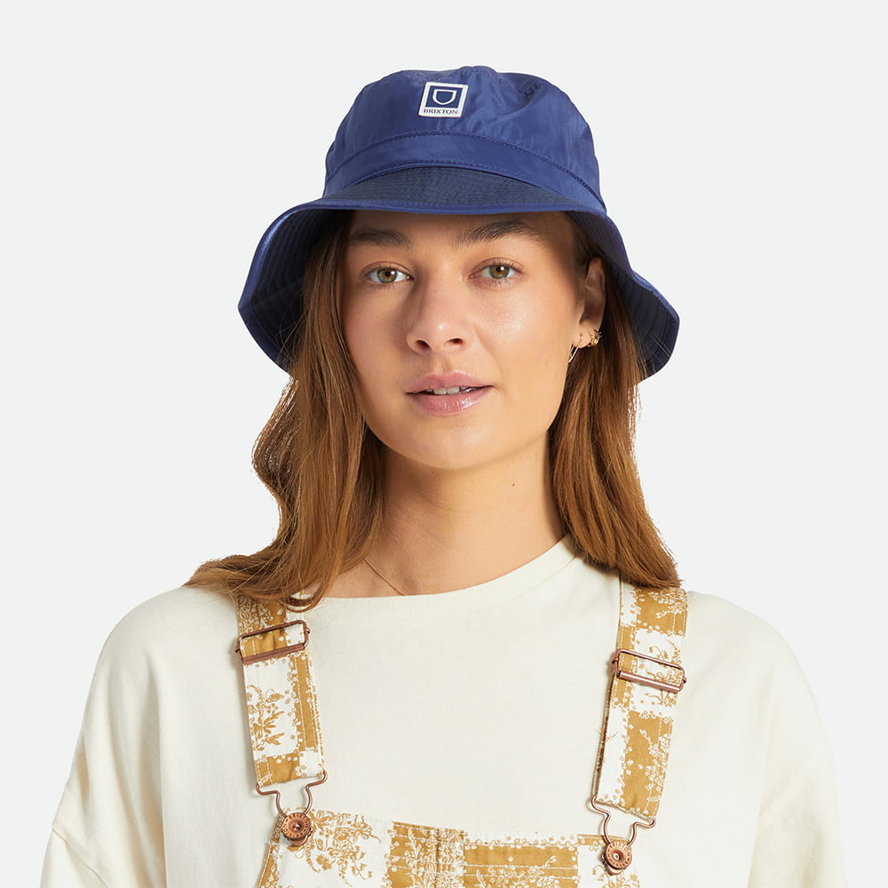 Chapeau Bob Pliable Beta bleu marine BRIXTON