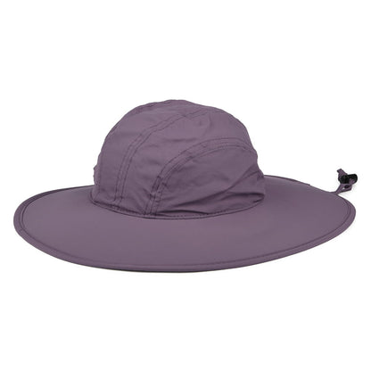 Chapeau Bob Boonie à Bord Large en Nylon Florenzia figue SCALA