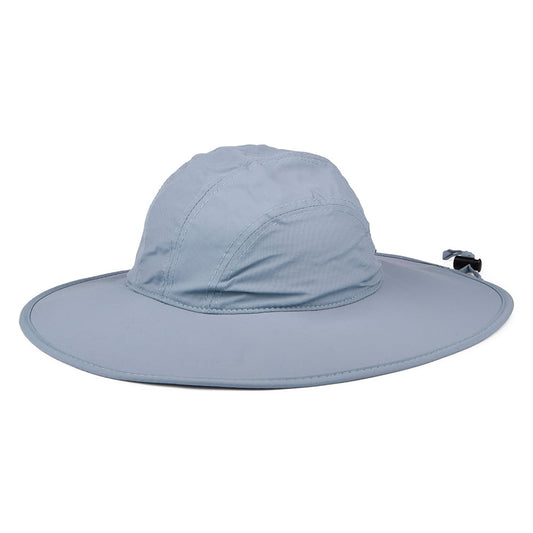 Chapeau Bob Boonie à Bord Large en Nylon Florenzia gris clair SCALA