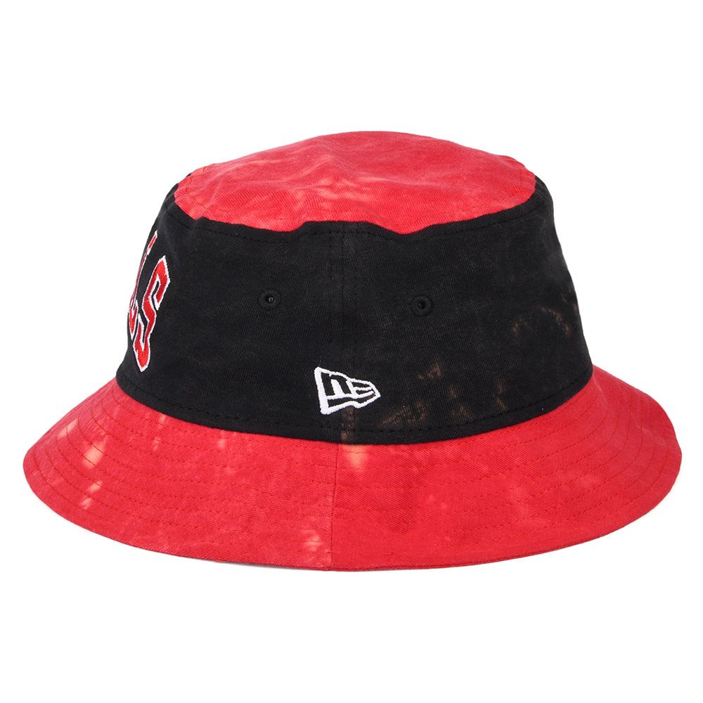 Chapeau Bob NBA Washed Pack Chicago Bulls rouge-noir NEW ERA