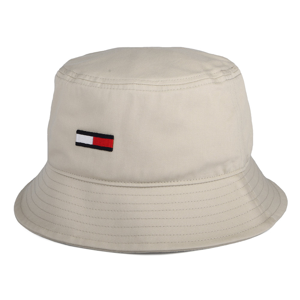 Chapeau Bob en Coton Bio TJM Flag beige TOMMY HILFIGER