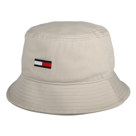 Chapeau Bob en Coton Bio TJM Flag beige TOMMY HILFIGER