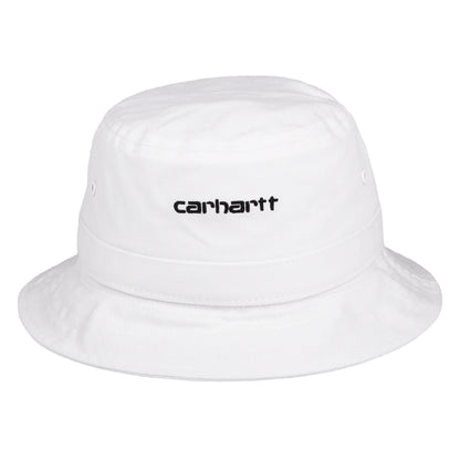 Chapeau Bob en Toile de Coton Script blanc CARHARTT WIP