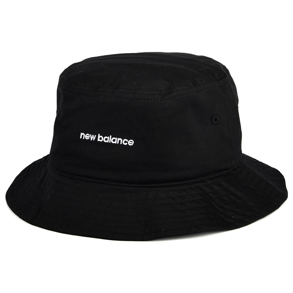 Chapeau Bob en Coton Sergé noir NEW BALANCE