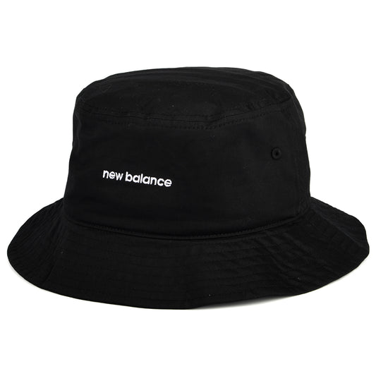 Chapeau Bob en Coton Sergé noir NEW BALANCE
