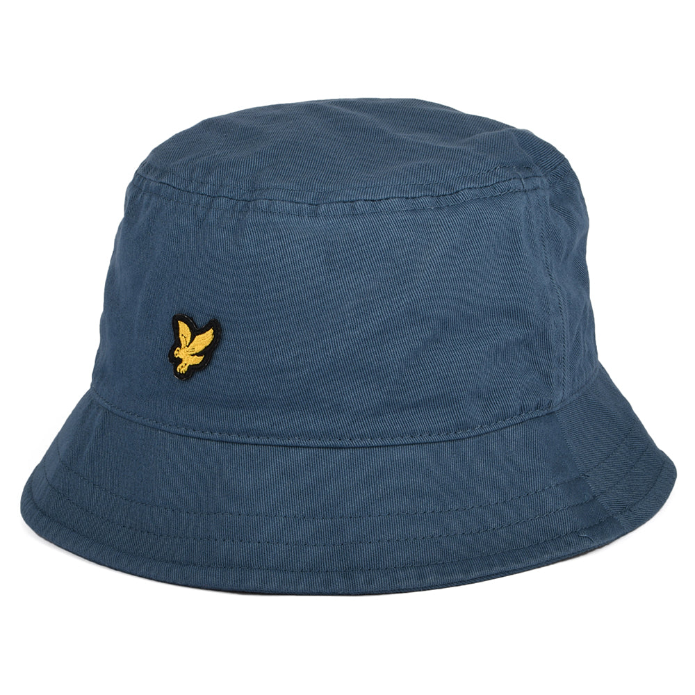 Chapeau Bob en Coton Sergé bleu fumé LYLE & SCOTT