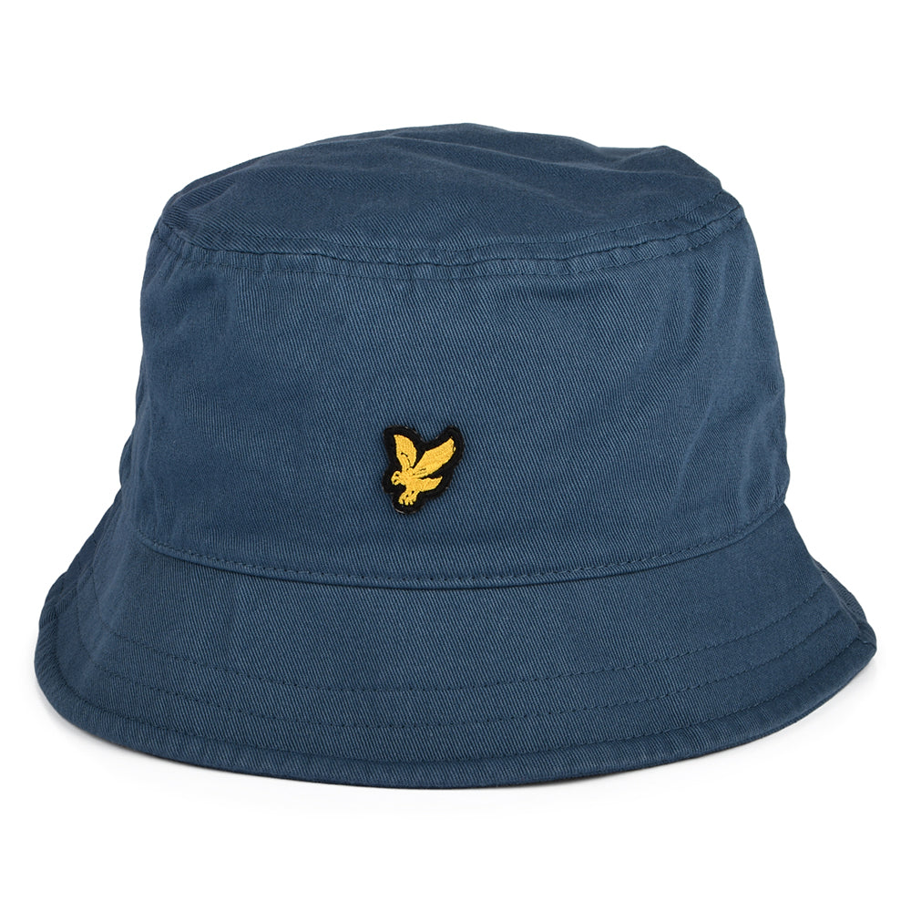 Chapeau Bob en Coton Sergé bleu fumé LYLE & SCOTT