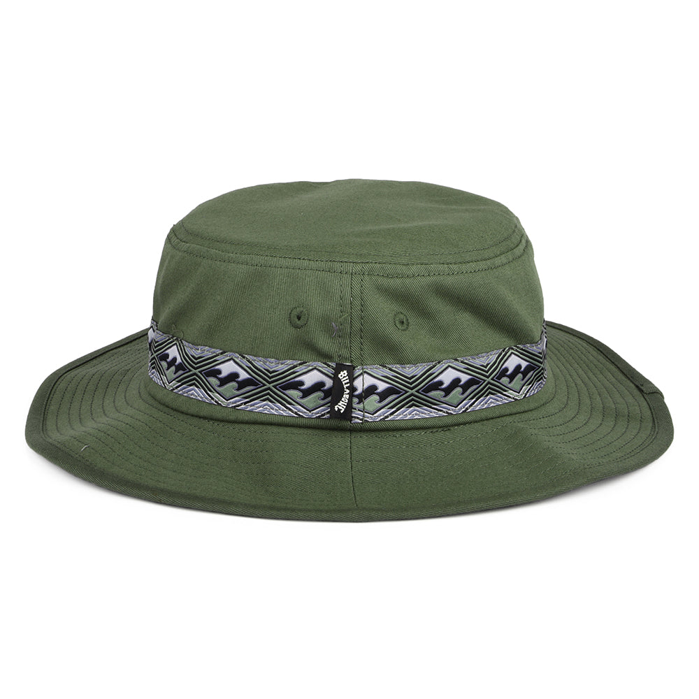 Chapeau Bob Boonie en Coton Waves sauge BILLABONG