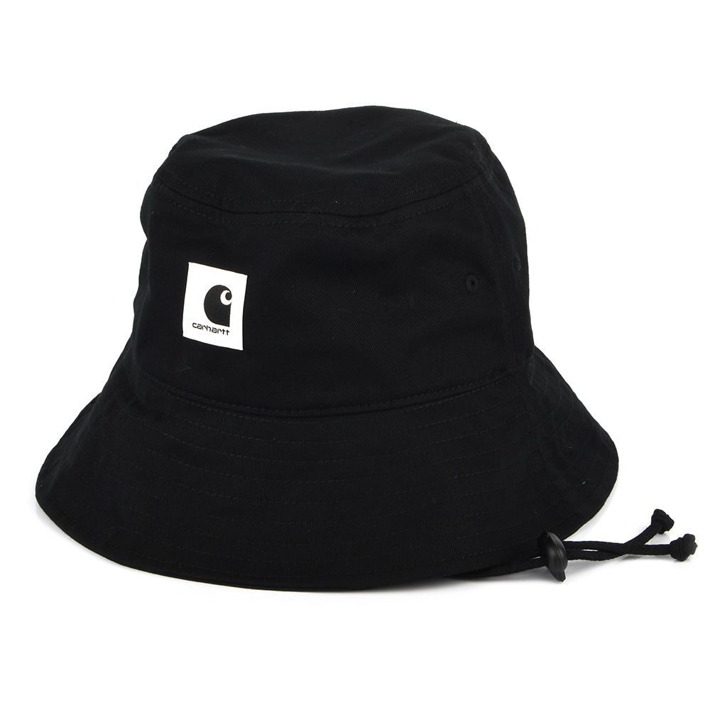 Chapeau Bob en Coton Sergé Ashley noir CARHARTT WIP