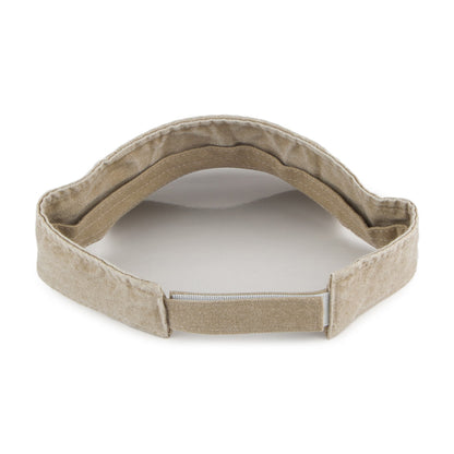 Visière en Coton Sergé Délavé khaki DORFMAN PACIFIC
