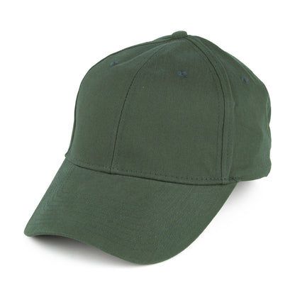 Casquette en Coton Brossé vert