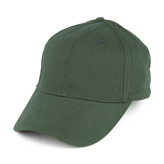 Casquette en Coton Brossé vert
