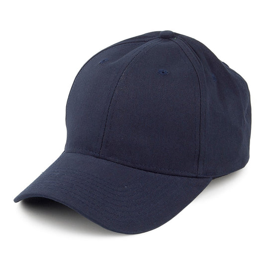 Casquette en Coton Brossé bleu marine