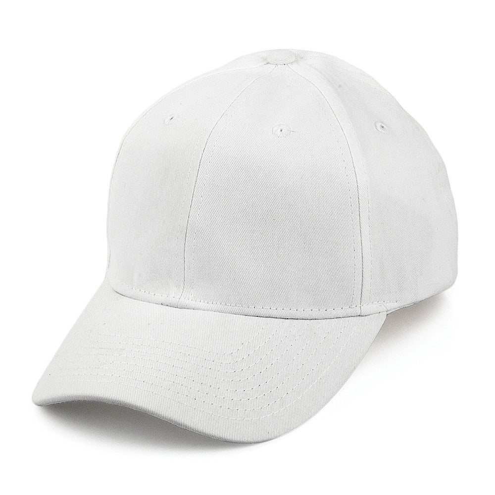 Casquette en Coton Brossé blanc