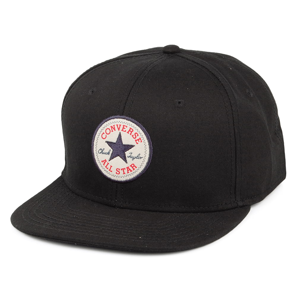 Casquette Snapback en Coton Sergé Core noir CONVERSE